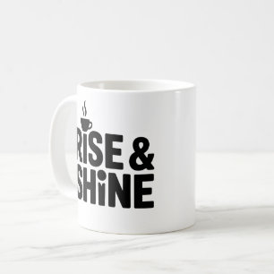 Caneca De Café Sobe e brilha