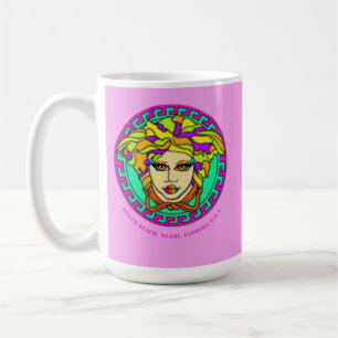 Caneca De Café SoBe Miami Kitsch Icônico Medusa, Orgulho 
