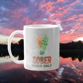 Caneca De Café Sober Vibes Apenas