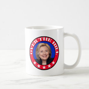 CANECA DE CAFÉ SOBRE A COLINA - CLINTON ANTI-HILLARY