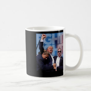 Caneca De Café Sobre A Luta Contra O Trump Pela América Trump Inv