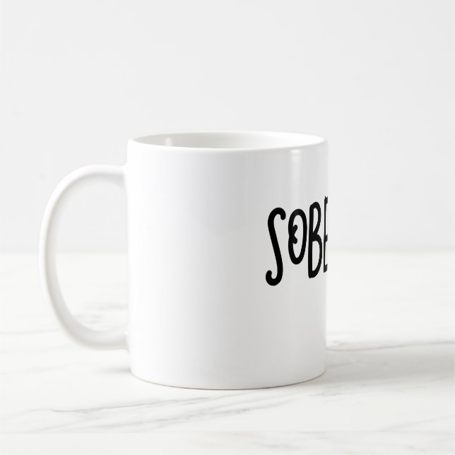 Caneca De Café Sobre AF Sobriety Funny Coffee Mug (Esquerda)