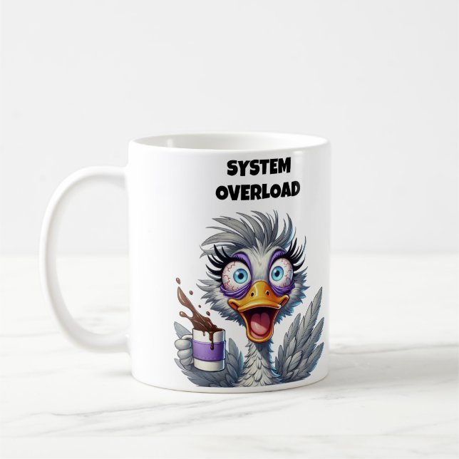 Caneca De Café Sobrecarga do Sistema Mamãe (Esquerda)