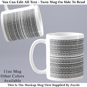 Caneca De Café Sobrecarregado & Mal Pago Mensagem Divertida Sutil