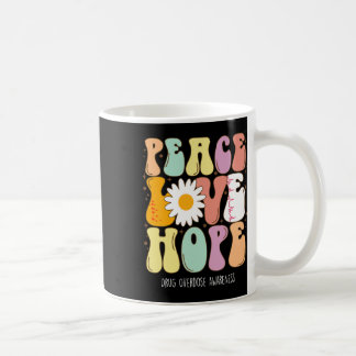 Caneca De Café Sobredosagem de drogas Sensibilização Paz Amar Esp