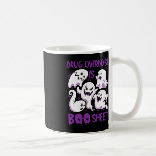 Caneca De Café Sobredosagem de fármaco é Halloween Roxo Boos Dive