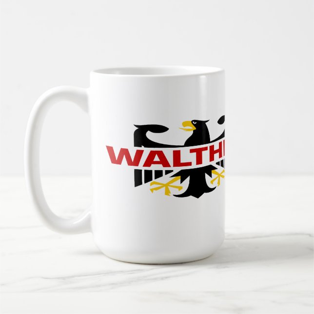 Caneca De Café Sobrenome de Walther (Esquerda)