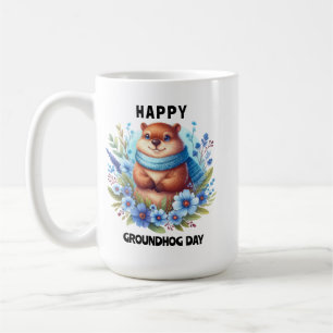 Caneca De Café Sobretaxa? Celebração de Aquarela Comemorando o Di