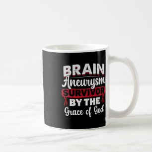 Caneca De Café Sobrevivência Aneurística Pela Graça De Deus Burgu