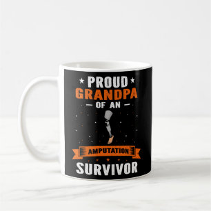 Caneca De Café Sobrevivência de Amputação para Prostituição Perna