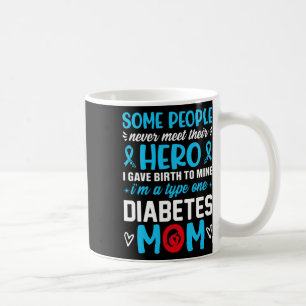 Caneca De Café Sobrevivência do Tipo 1 - Mulheres T1 Diabetes A