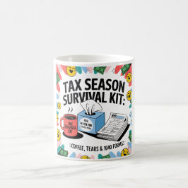 Caneca De Café Sobrevivência em Moa de Imposto: Café, Lágrimas e 