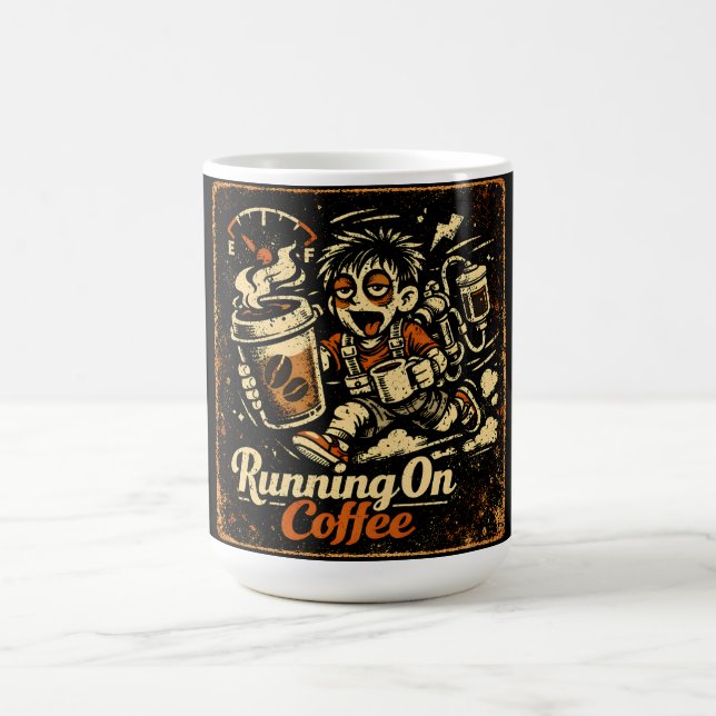 Caneca De Café Sobrevivendo com Café – Humor Cafeinado (Centro)