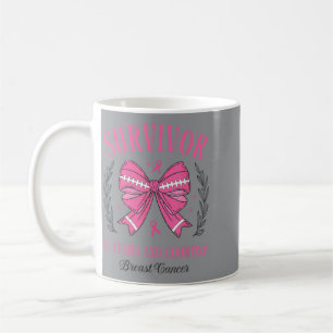 Caneca De Café Sobrevivente ao Câncer de Mama Enfrenta 10 Anos E