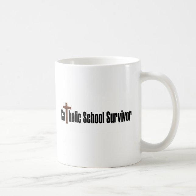 Caneca De Café Sobrevivente da escola católica (Direita)