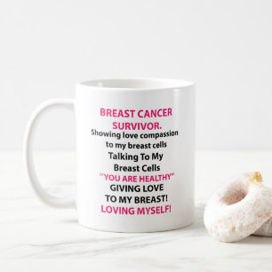 Caneca De Café Sobrevivente de Câncer de Mama