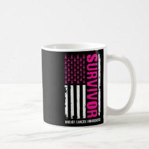Caneca De Café Sobrevivente de câncer Mês Sinalizador dos Estados