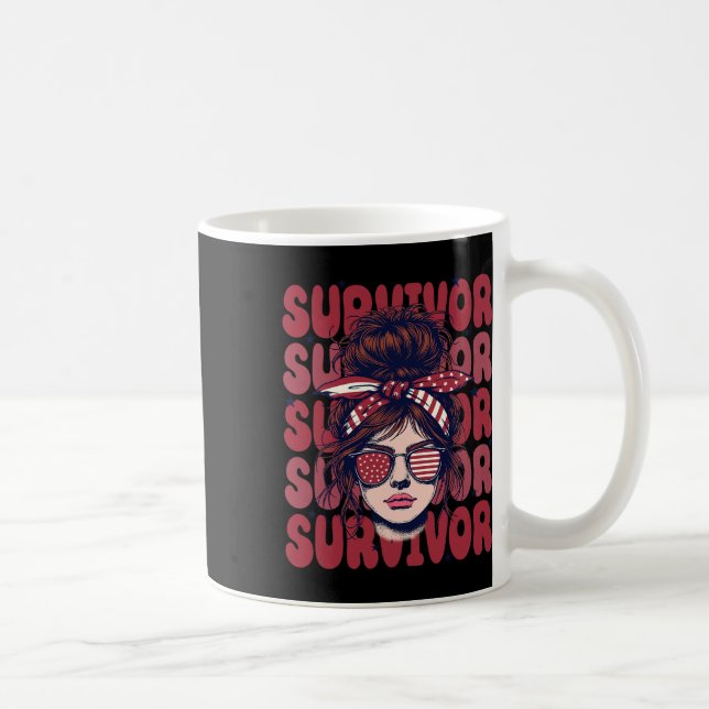Caneca De Café Sobrevivente De Células Falsiformes Com Burgundia  (Direita)