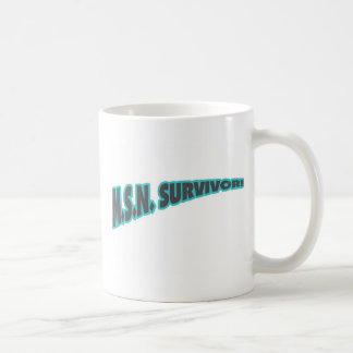 Caneca De Café Sobrevivente de MSN na cerceta