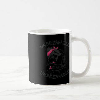 Caneca De Café Sobrevivente do Cancer de Mama Rosa Inquebrável Gi