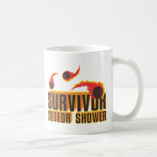 Caneca De Café Sobrevivente do chá de meteoro