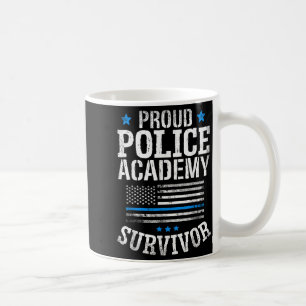 Caneca De Café Sobrevivente orgulhoso da academia de polícia