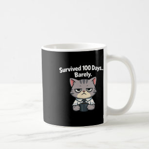 Caneca De Café Sobreviveu 100 Dias Por Pouco Professor Aluno 100º