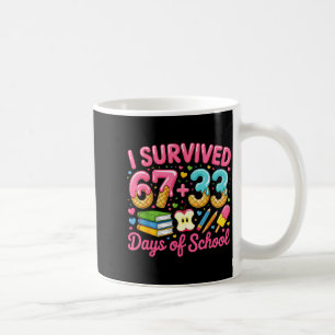Caneca De Café Sobreviveu 67 Dias De Sorvete De Gotejamento De Ma