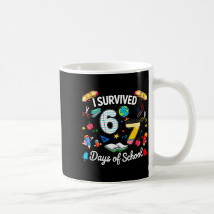 Caneca De Café Sobrevivi 67 Dias De Professores Alunos Menino