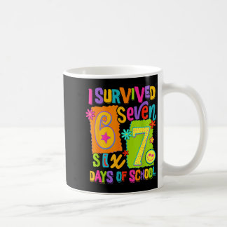 Caneca De Café Sobrevivi a 67 Dias De Escola Seis Sete Professore