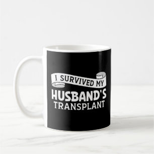 Caneca De Café Sobrevivi à minha fita de receptor de transplante