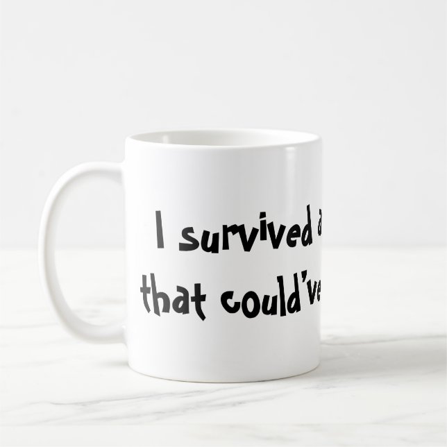 Caneca De Café Sobrevivi a outro Zoom (Esquerda)