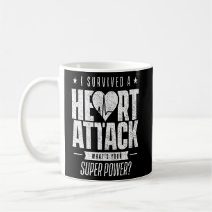 Caneca De Café Sobrevivi a um ataque cardíaco Sobrevivente de ata