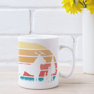 Caneca De Café Sobrevoo Personalizado de Cão-Cão-Cachorro Estimul