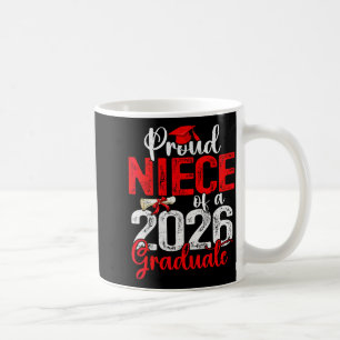 Caneca De Café Sobrinha Orgulhosa De Um Graduado Da Turma De 2026