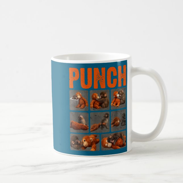 Caneca De Café Socar um macaco fofo  (Direita)
