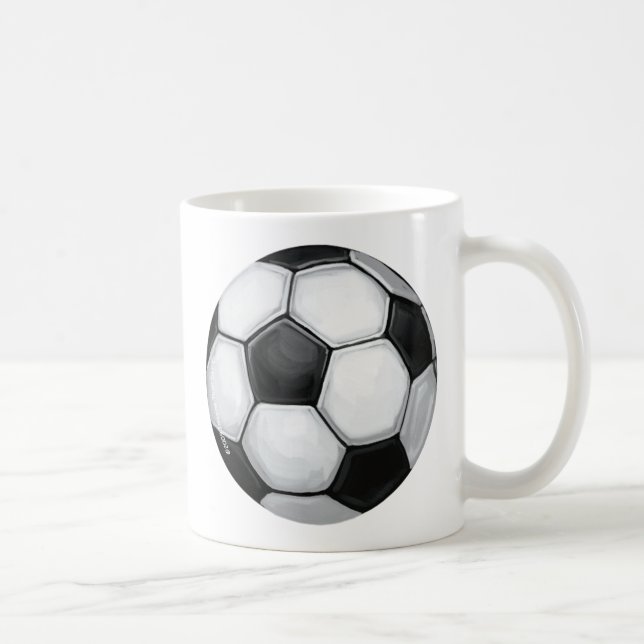 Caneca De Café Soccer Balls Mug (Direita)