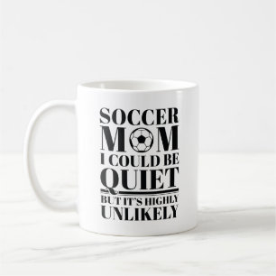 Caneca De Café Soccer Mãe Silenciosa