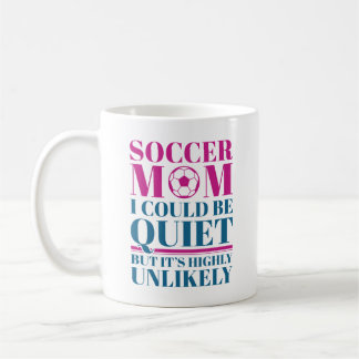 Caneca De Café Soccer Mãe Silenciosa