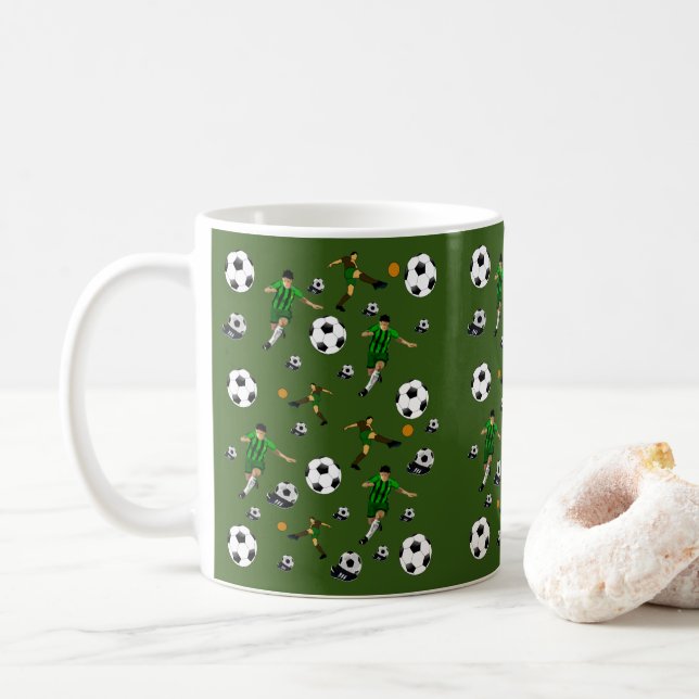 Caneca De Café Soccer Mug (Com Donut)