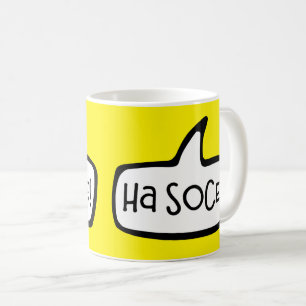 Caneca De Café Soce! Olá, amigo em Cornish, Cornwall
