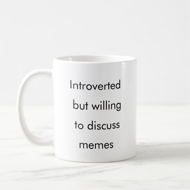 Caneca De Café Socialmente Seletivo - Internet Humor Mug (Esquerda)
