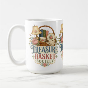 Caneca De Café Sociedade da Cesta do Tesouro Cottagecore