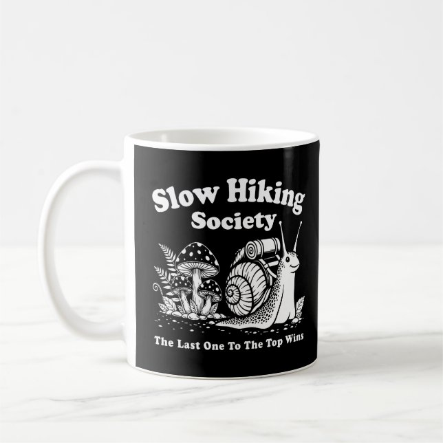 Caneca De Café Sociedade de Caminhada Lenta (Esquerda)