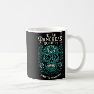 Caneca De Café Sociedade de Pancreias mortos - Caveira de Consciê