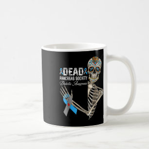 Caneca De Café Sociedade do Pâncreas morto Diabetes Dia da Consci