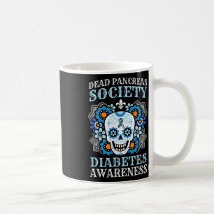 Caneca De Café Sociedade do Pâncreas morto Diabetes Sensibilizaçã