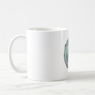 Caneca De Café Sociedade Mágica Floresta Unicórnio Gráfica Branco