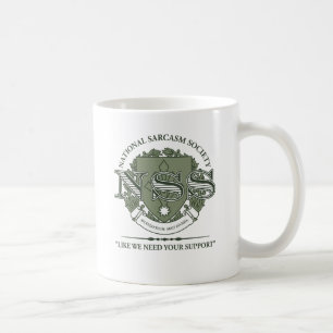 Caneca De Café Sociedade nacional do sarcasmo