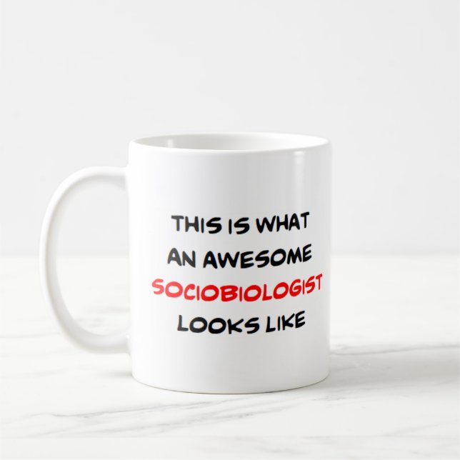 Caneca De Café sociobiologista, incrível (Esquerda)